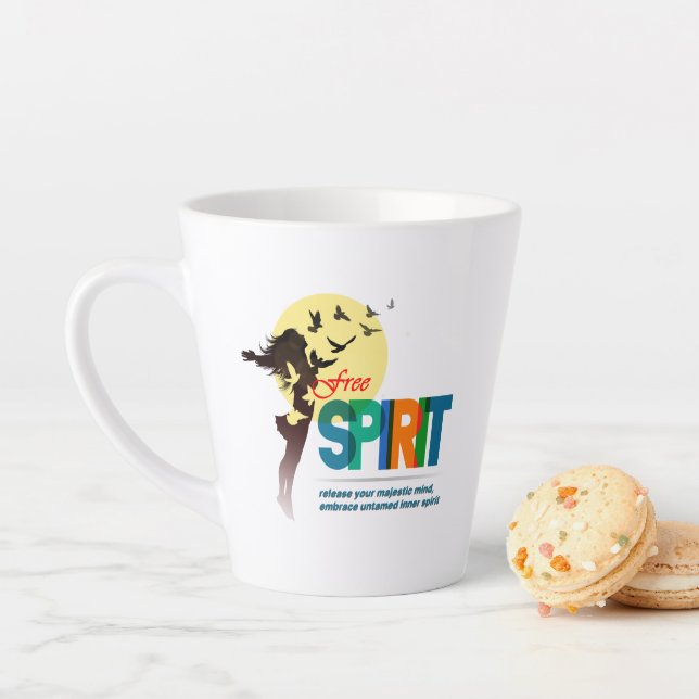 Caneca De Café Latte Espírito Livre | Lata (In Situ)