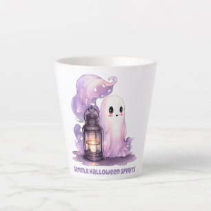 Caneca De Café Latte Espíritos do Dia das Bruxas