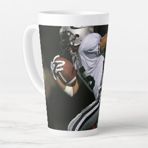 Caneca De Café Latte Esportes de Fotos de Futebol Personalizados