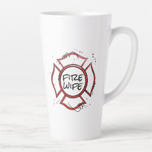 Caneca De Café Latte Esposa de Fogo