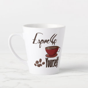 Caneca De Café Latte Espresse-Se Café Pun Expresse-Se
