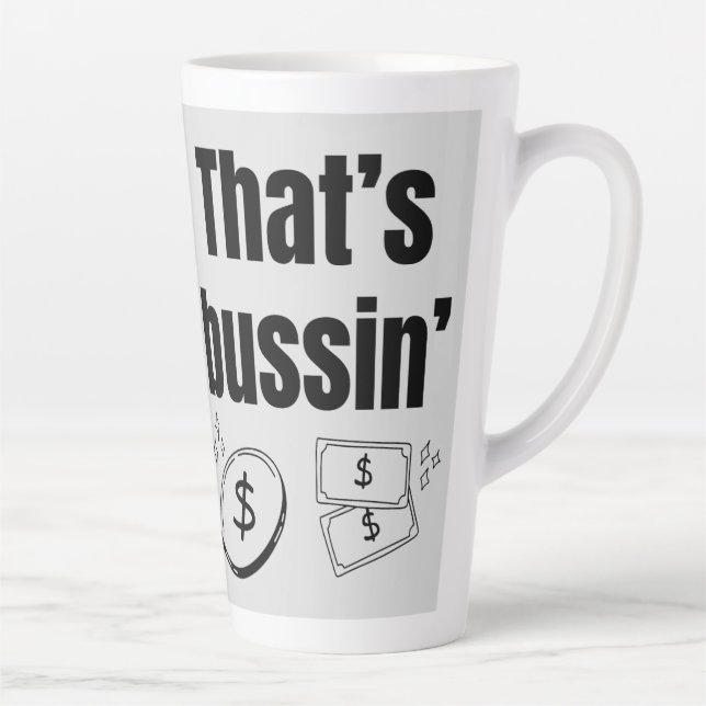 Caneca De Café Latte Esse é Bussin (Direita)