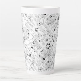 Caneca De Café Latte Essenciais Escolares Personalizados