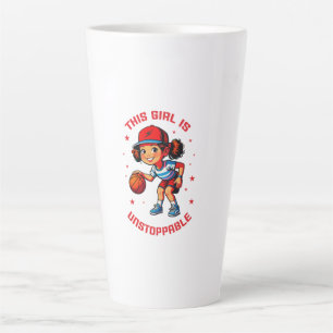 Caneca De Café Latte Esta Garota É Implacável