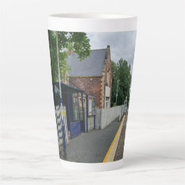 Caneca De Café Latte Estação Ferroviária de Rawcliffe