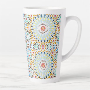 Caneca De Café Latte Estilo marocain safra