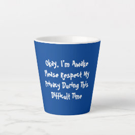 Caneca De Café Latte Estou acordando Latte Mug