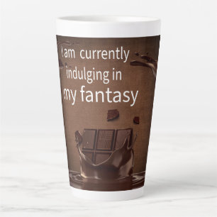 Caneca De Café Latte Estou Atualmente Indulgindo no Meu Chocolate dos S