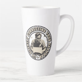 Caneca De Café Latte Estou Corrigindo Sua Gramática Silenciosamente
