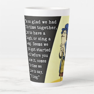 Caneca De Café Latte Estou tão feliz que desta vez estivemos juntos.