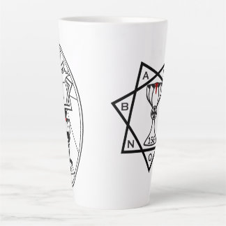 Caneca De Café Latte Estrela do logotipo Babalon & Lamen Mug