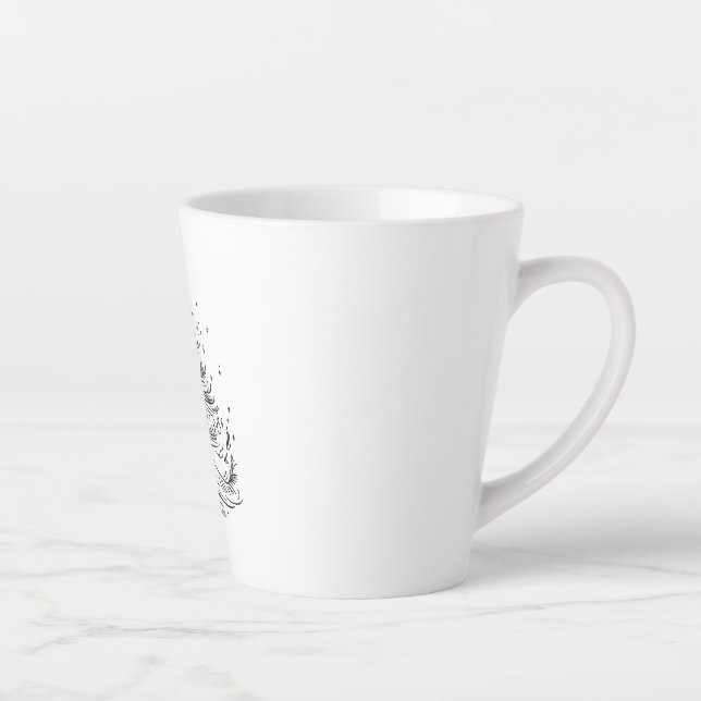 Caneca De Café Latte Eterno Tree Small Latte Mug | Drinkware de Feriado (Direita)