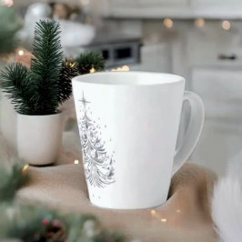 Caneca De Café Latte Eterno Tree Small Latte Mug | Drinkware de Feriado