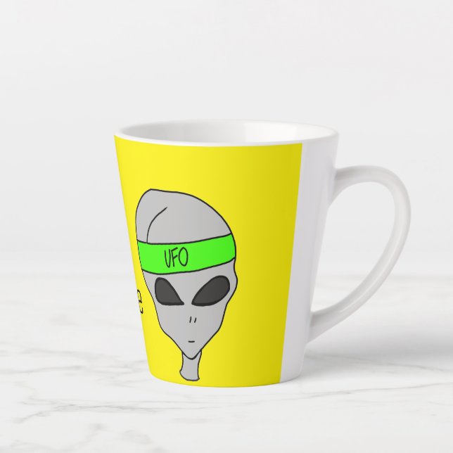 Caneca De Café Latte eu acredito  (Direita)