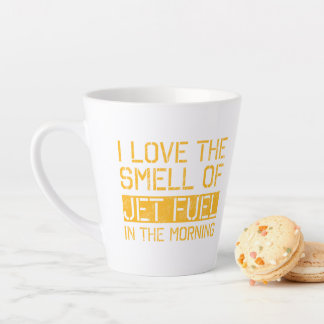 Caneca De Café Latte Eu Adoro O Cheiro De Uma Pequena Taça De Combustív