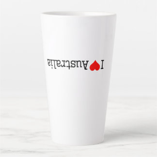 Caneca De Café Latte Eu Amo Austrália