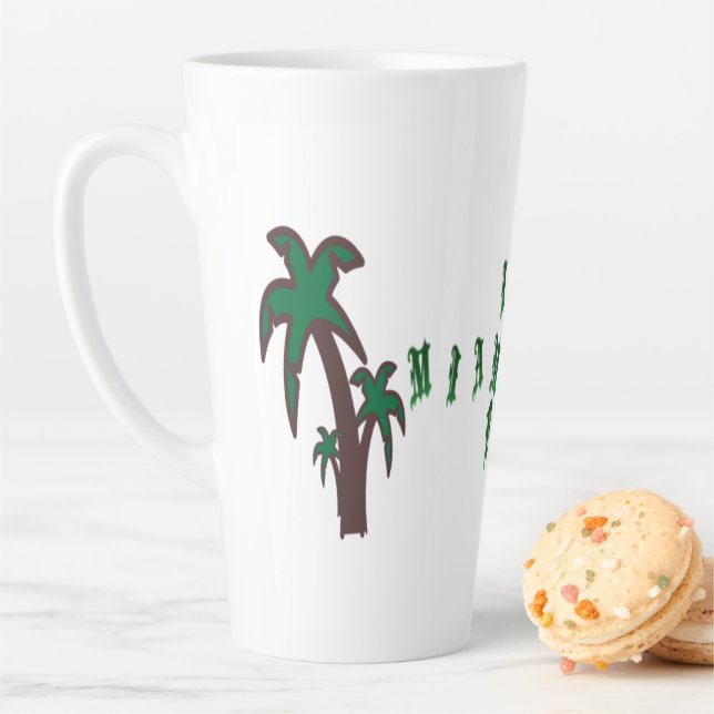 Caneca De Café Latte Eu Amo Miami Gardens Flórida (In Situ)