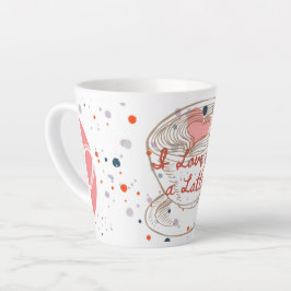 Caneca De Café Latte Eu amo você um latte caneca caneca de leite 
