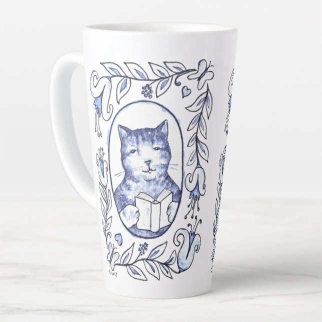 Caneca De Café Latte Eu fui incriminado (Ângulo esquerdo)