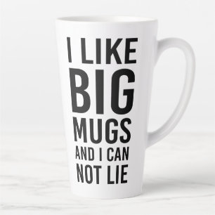 Caneca De Café Latte Eu Não Posso Mentir Presente Perfeito Eu Gosto De
