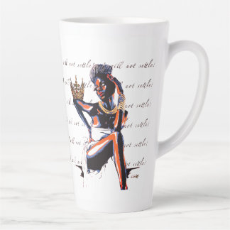 Caneca De Café Latte Eu Não Vou Acalmar-Me! -Caneca para café latte