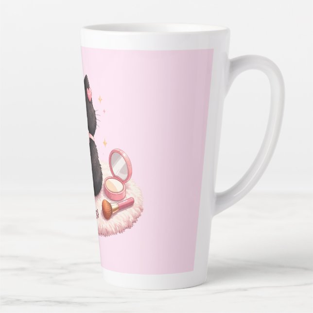 Caneca De Café Latte Eu sou a Princesa (Direita)