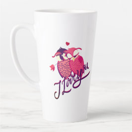 Caneca De Café Latte Eu Te Amo Casal De Café