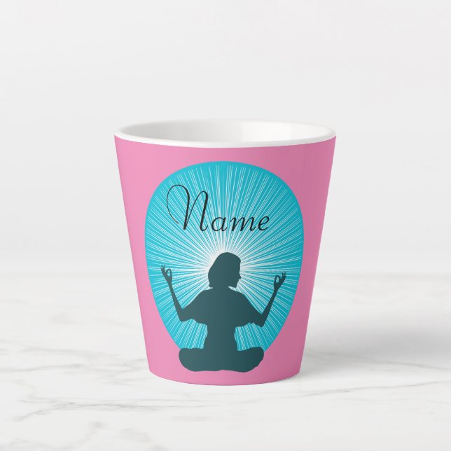 Caneca De Café Latte Eu Tenho Essa Cova De Trovão (Frente)