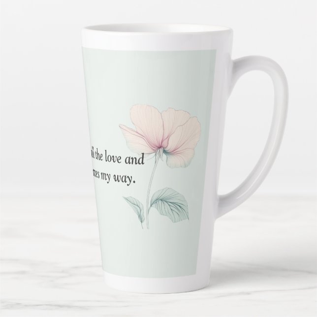 Caneca De Café Latte Eu Vale A Pena... (Direita)