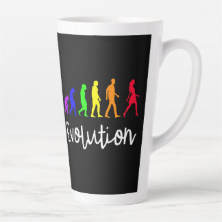 Caneca De Café Latte Evolução