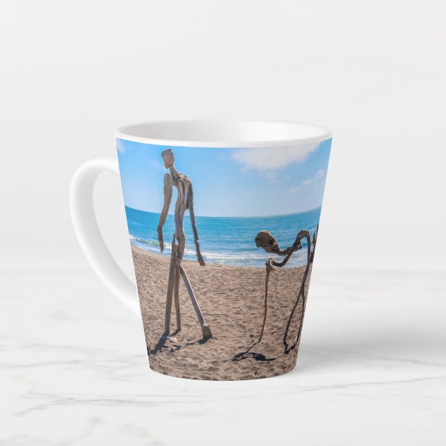 Caneca De Café Latte Evolução (Ângulo esquerdo)