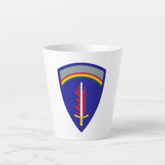 Caneca De Café Latte Exército Europa USAREUR Insígnia