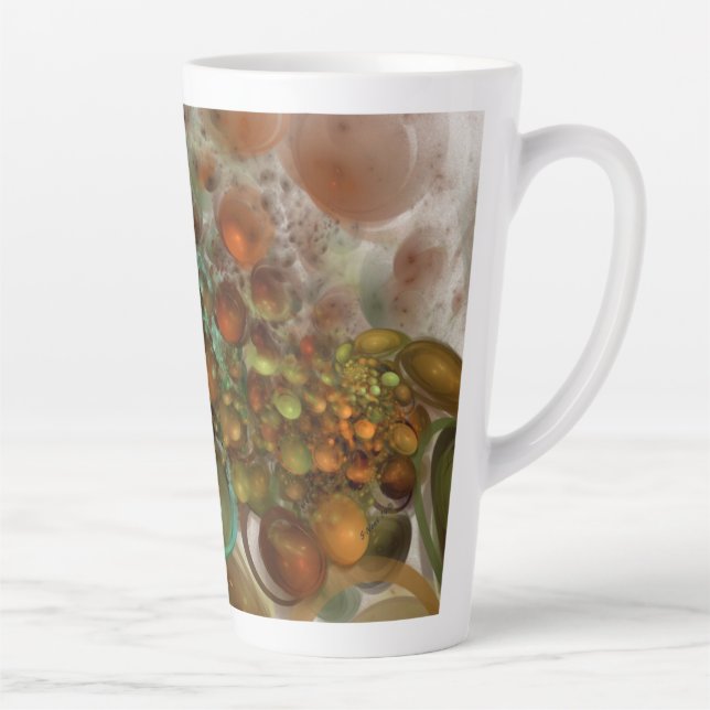 Caneca De Café Latte Expansão de Saturno (Direita)