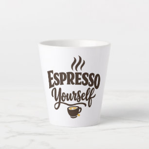 Caneca De Café Latte Expresse-se Café