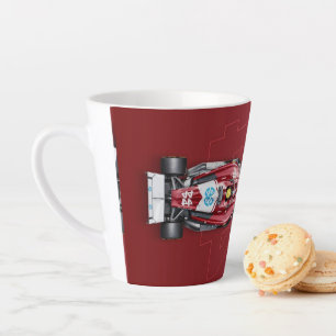 Caneca De Café Latte F1 Mug - Lewis Hamilton #44   Café do ventilador d