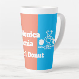 Caneca De Café Latte Fábrica de Ursos Gummy