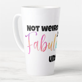 Caneca De Café Latte Fabulosamente exclusivo para amantes latentes