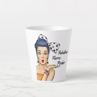 Caneca De Café Latte Fabuloso posher feroz - Poshmark Latte Mug