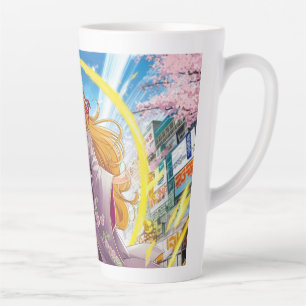 Caneca De Café Latte "Fada Latita Lata, Design de Encantamento de Canut