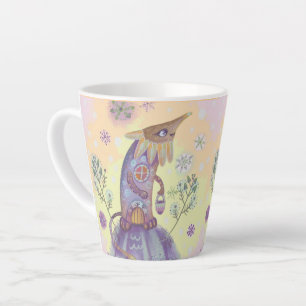 Caneca De Café Latte fada Xmas