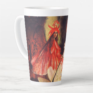 Caneca De Café Latte Fadas de Verão