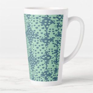 Caneca De Café Latte Faíscas de Rosasbulb