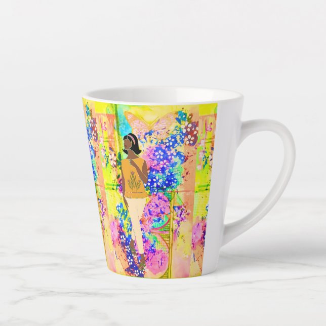 Caneca De Café Latte Faith Walk (Direita)