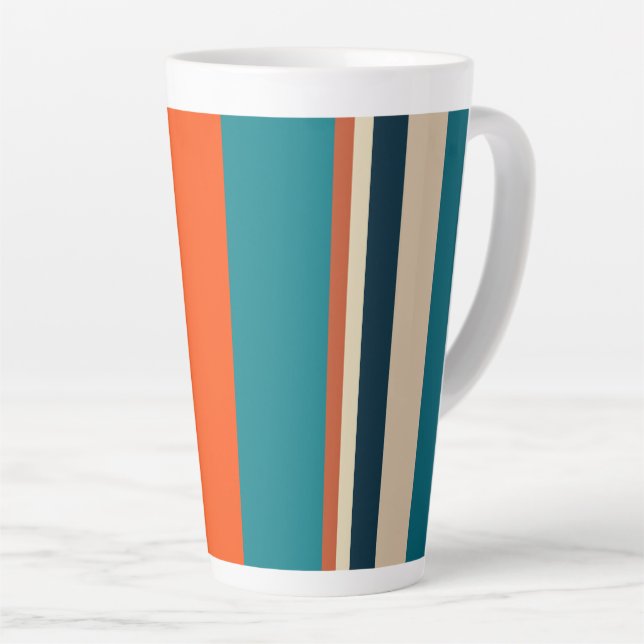 Caneca De Café Latte Faixa Sudoeste 19 (Ângulo direito)