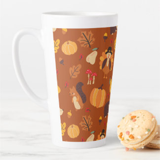 Caneca De Café Latte Fall Friends