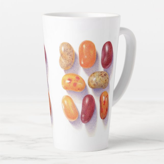 Caneca De Café Latte FALL JELLY BEANS Tall Latch (Ângulo direito)