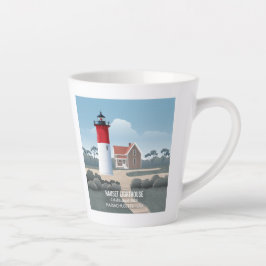 Caneca De Café Latte Farol Nauset