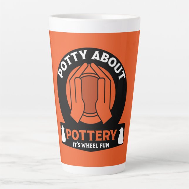 Caneca De Café Latte Fazedor de Cerâmica (Frente)