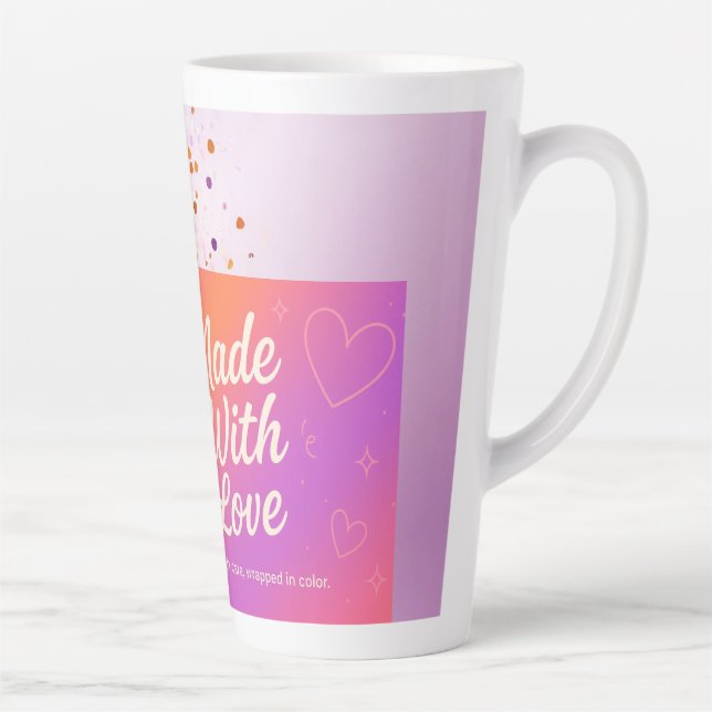 Caneca De Café Latte Feita Com Mug De Amor (Direita)