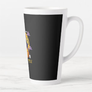 Caneca De Café Latte Feiticeiras do Dia das Bruxas